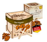 INSCAPE Da Vinci Boîte à puzzle - Escape Room in A Box pour adultes - Cluebox - Puzzles d'esprit pour adultes - Boîtes à puzzle avec compartiments cachés - Boîtes à puzzle pour adultes - Boîte à