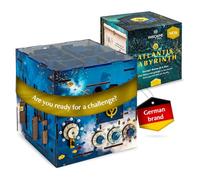 INSCAPE Labyrinthe Atlantis - Cluebox - Boîte à énigmes en bois - Boîte de puzzle - Escape Room Jeu pour adultes et enfants - Jeux de puzzle en bois 3D - Jeux de réflexion - Coffret cadeau