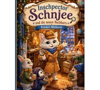 Inschpector Schnjee und die neuen Nachbarn: Ein tierisches Detektiv-Malbuch für Kinder ab 4 Jahren. Erlebe ein winterliches Abenteuer mit Katze, Fuchs und Pinguin.