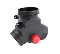 Inscrip Clapet de valve à 3 voies de 90 mm à 90 mm, tuyau de purge réglable pour air diesel, chauffage en T, convient pour voiture, camion, camping-car, raccord de canal de chauffage diesel (A)
