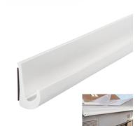 Inscrip Gouttière de toit en forme de J pour camping-car, 26 mm de hauteur - Gouttière auto-adhésive en forme de J pour camping-car, liste de gouttière en PVC, bande de pluie en PVC, bande de