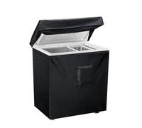 Inscrip Housse de congélateur verticale pour l'extérieur - Oxford 420D - Imperméable - Avec couvercle supérieur ouvert - Noir - 71 x 58 x 87 cm