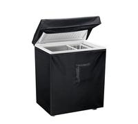 Inscrip Housse de congélateur verticale pour l'extérieur - Oxford 420D imperméable - Avec couvercle supérieur ouvert - Noir - 64 x 58 x 87 cm