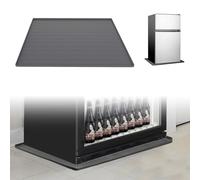 Inscrip Mini tapis en silicone pour réfrigérateur - 60 x 60 cm - Protection de sol avec bords surélevés de 1,9 cm - Bac d'égouttement pour machine à laver et congélateur, sèche-linge, armoire à vin et