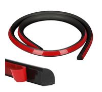 Inscrip Moulure décorative flexible en quart de rond, autocollante, amovible et collante, pour bords muraux, bords d'armoire, bords de plafond (noir, 2,5 m)