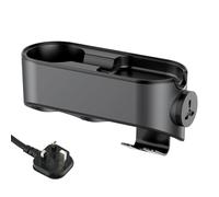 Inscrip Support de sèche-cheveux 2 en 1, étagère de rangement intelligente, avec capteur infrarouge intelligent, buse d'air magnétique et rangement du fil, avec protection intelligente contre les