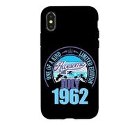 Inscription 64e Anniversaire Depuis Juillet 1962 64 Ans Coque pour iPhone X/XS