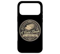 Inscription « A Rare Steak is A Thing Well Done » Coque pour iPhone 17 Pro Max