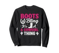 Inscription Amusante de Cowgirl : C'est Une Chose de Cowgirl Sweatshirt