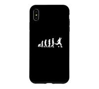 Inscription Amusante des Joueurs de Football/évolution de l'humanité Coque pour iPhone XS Max