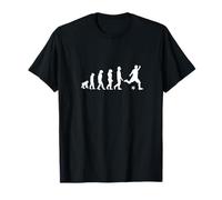 Inscription Amusante des Joueurs de Football/évolution de l'humanité T-Shirt