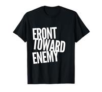 Inscription Amusante du Devant vers l'ennemi pour Les Militaires drôles T-Shirt