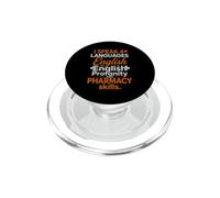 Inscription Amusante en 4 Langues anglaises et blasphèmes PopSockets PopGrip pour MagSafe