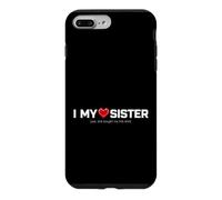 Inscription Amusante en Forme de cœur « My Sister She Bought This » Coque pour iPhone 7 Plus/8 Plus