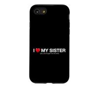 Inscription Amusante en Forme de cœur « My Sister She Bought This » Coque pour iPhone SE (2020) / 7/8