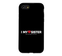 Inscription Amusante en Forme de cœur « My Sister She Bought This » Coque pour iPhone SE (2020) / 7/8