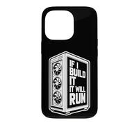 Inscription Amusante : « If Build Will Run Sarcastic » Coque pour iPhone 13 Pro