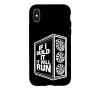 Inscription Amusante : « If Build Will Run Sarcastic » Coque pour iPhone X/XS