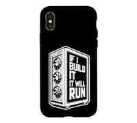 Inscription Amusante : « If Build Will Run Sarcastic » Coque pour iPhone X/XS