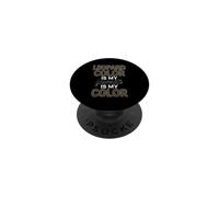 Inscription Amusante léopard ma Couleur préférée Sarcastique PopSockets PopGrip Adhésif