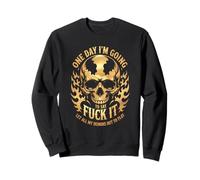 Inscription Amusante « One Day I Say Forget It Let Demons Out Father » Sweatshirt