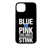 Inscription Amusante « This Uncle Wont Change You If You Stink » Coque pour iPhone 15 Plus