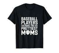 Inscription « Baseball Players Have The Prettiest Moms » T-Shirt