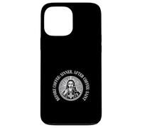 Inscription « Before Coffee Sinner After Saint Kaffee Kirche » Coque pour iPhone 13 Pro Max