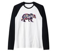 Inscription « Best Daddy Ever », « I Love You Dad », « Floral Papa Bear » Manche Raglan
