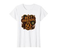Inscription « Beste Freunde Seit 50 Jahren Freundschaft » T-Shirt Graphique avec Valeur