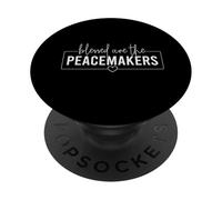 Inscription chrétienne Tendance « Blessed are The Peacemakers » PopSockets PopGrip Adhésif