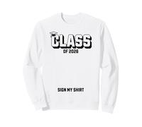 Inscription « Class of 2026 » pour commémoration de l'étudiant Sweatshirt