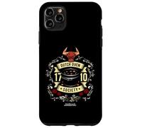 Inscription Dutch Oven Society et tête de bœuf Coque pour iPhone 11 Pro Max