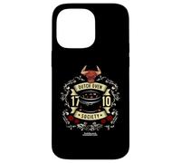 Inscription Dutch Oven Society et tête de bœuf Coque pour iPhone 14 Pro Max