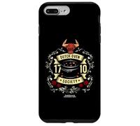 Inscription Dutch Oven Society et tête de bœuf Coque pour iPhone 7 Plus/8 Plus