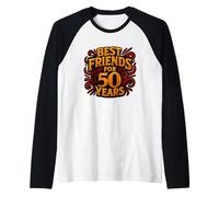 Inscription en Allemand « Beste Freunde Seit 50 Jahren Freundschaft » Manche Raglan