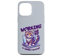 Inscription en Allemand « Working Hard Or Hardly Working » Coque pour iPhone 13 Pro Max