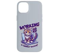 Inscription en Allemand « Working Hard Or Hardly Working » Coque pour iPhone 14 Plus