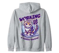 Inscription en Allemand « Working Hard Or Hardly Working » Sweat à Capuche