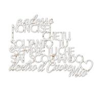 Inscription en Bois avec Phrase et Maintenant, Vous n'êtes Pas Que Vous - Citation D'Amore, idée Cadeau écrite décorative Faite à la Main, décoration