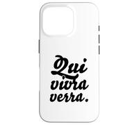 Inscription et Dictons français Tendance : « Qui vivra Vera » Coque pour iPhone 16 Pro