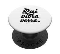 Inscription et Dictons français Tendance : « Qui vivra Vera » PopSockets PopGrip Adhésif