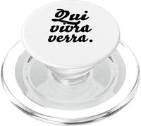 Inscription et Dictons français Tendance : « Qui vivra Vera » PopSockets PopGrip pour MagSafe