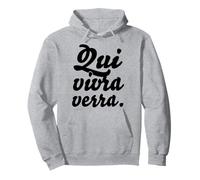 Inscription et Dictons français Tendance : « Qui vivra Vera » Sweat à Capuche
