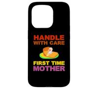Inscription « First Time Mother Mom Mum New Born Baby » Coque pour iPhone 15 Pro