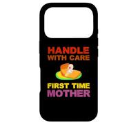 Inscription « First Time Mother Mom Mum New Born Baby » Coque pour iPhone 17 Pro