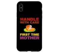 Inscription « First Time Mother Mom Mum New Born Baby » Coque pour iPhone XS Max