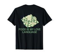 Inscription « Food is My Love Language » pour Pique-Nique Vintage T-Shirt
