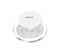 Inscription française Merci Paris Vacances Français Citation PopSockets PopGrip pour MagSafe