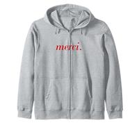 Inscription française Merci Paris Vacances Français Citation Sweat à Capuche
